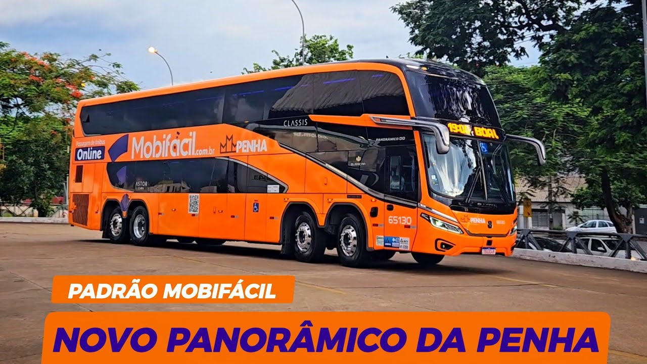 NOVO Busscar Panor&acirc;mico DD NB1 - Mercedes-Benz O-500RSDD da PENHA - Padr&atilde;o Mobif&aacute;cil 
