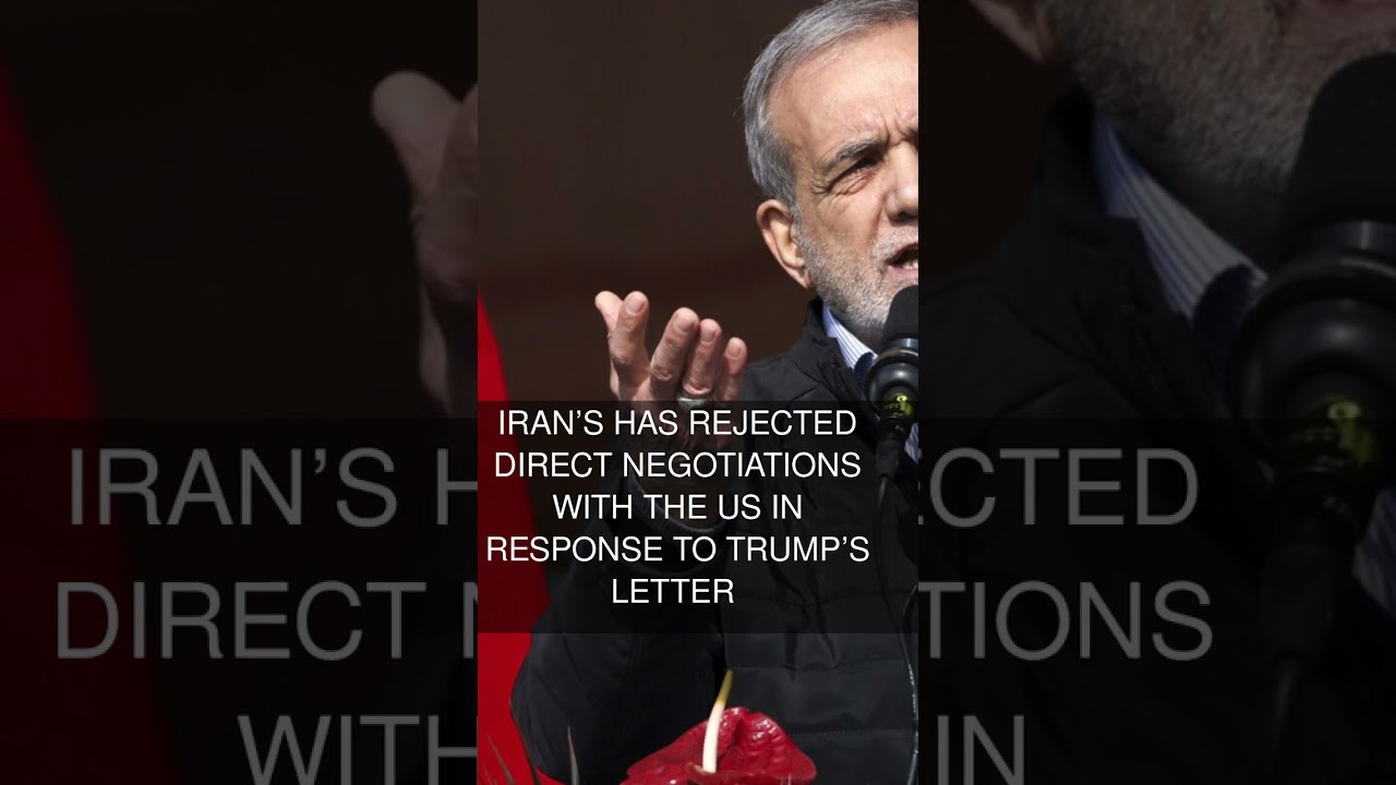 Iran&rsquo;s has rejected direct negotiations with the US in response to Trump&rsquo;s letter