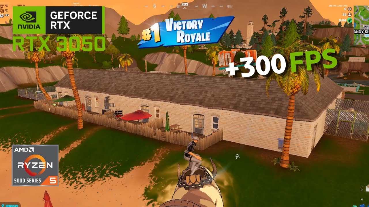 Fortnite Ranked Reload Performance Test | Ryzen 5 5600 + RTX 3050