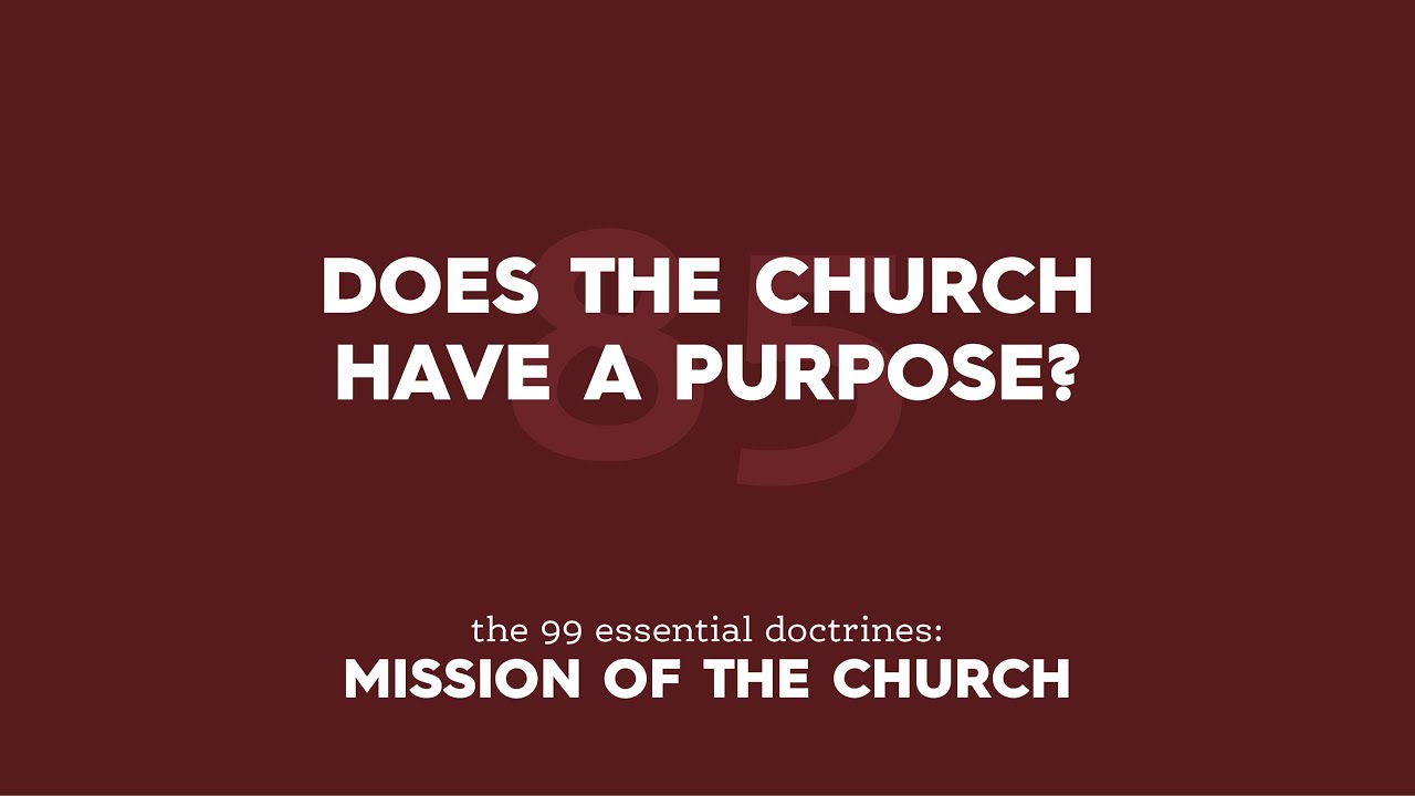 Does the Church Have a Purpose?