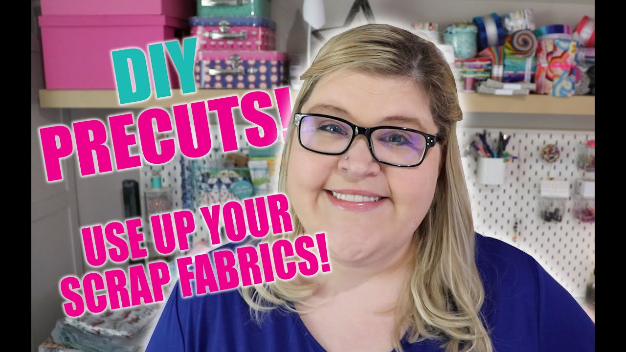 How to Make a PreCut Fabric Stash using Scraps!