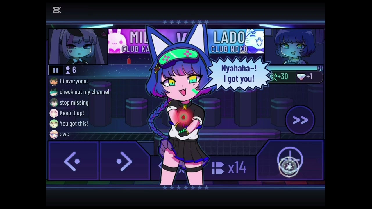 Playing gacha CLUB games