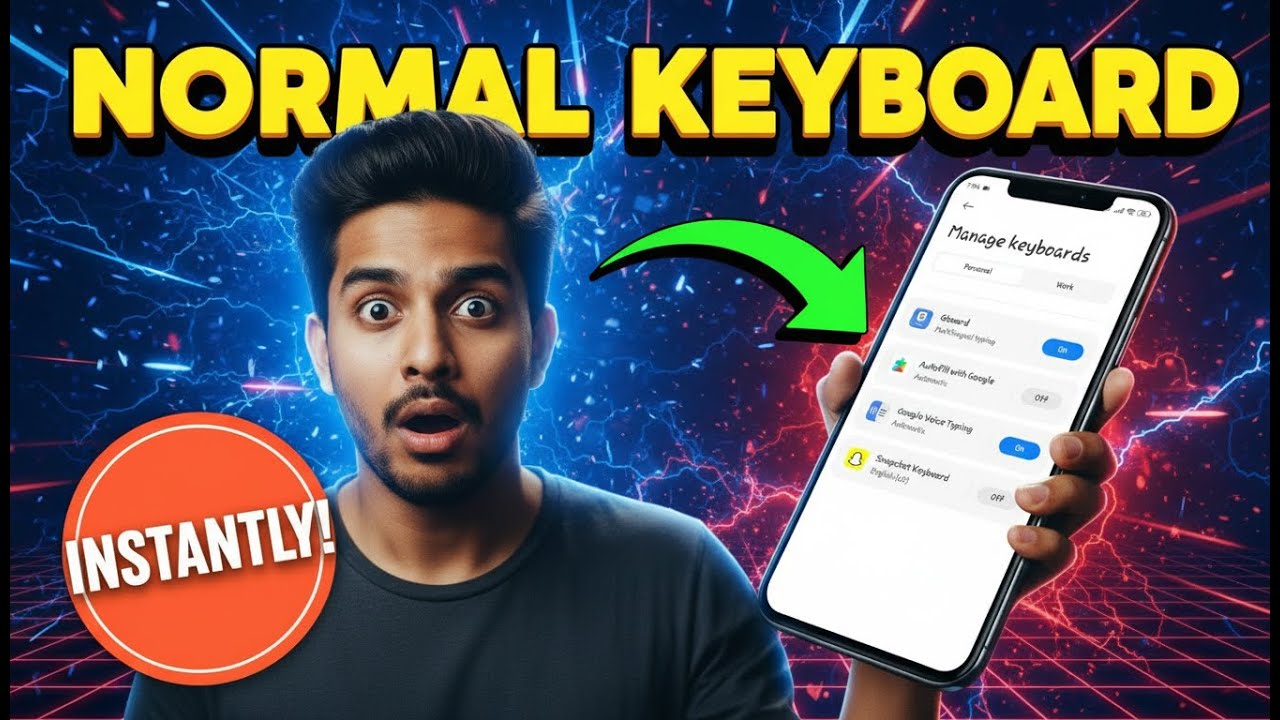 How to Get a Normal Keyboard Back on Android | Fix Typing Issues