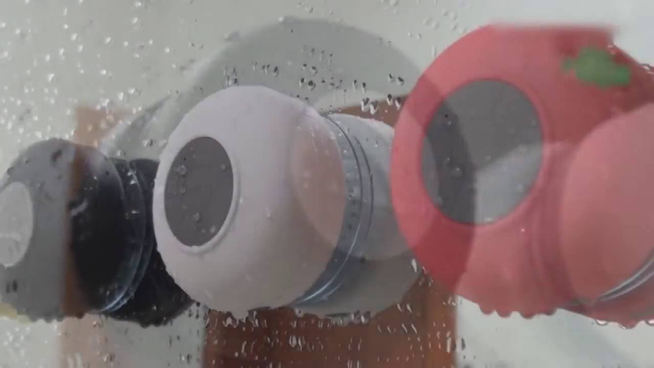 AquaSound   Bluetooth Shower Speaker Water Resistant, Call Answering, Mic
