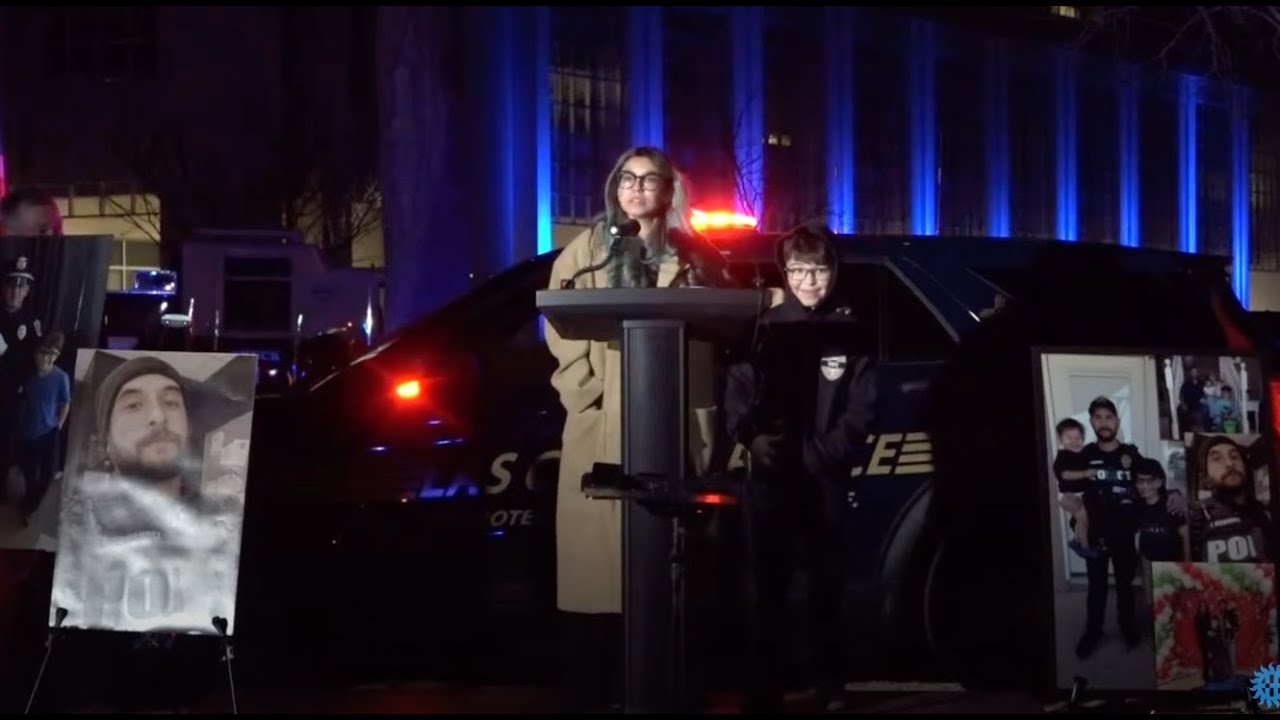 LIVE: Candlelight Vigil for Fallen Officer Jonah Hernandez - Feb. 16, 2024