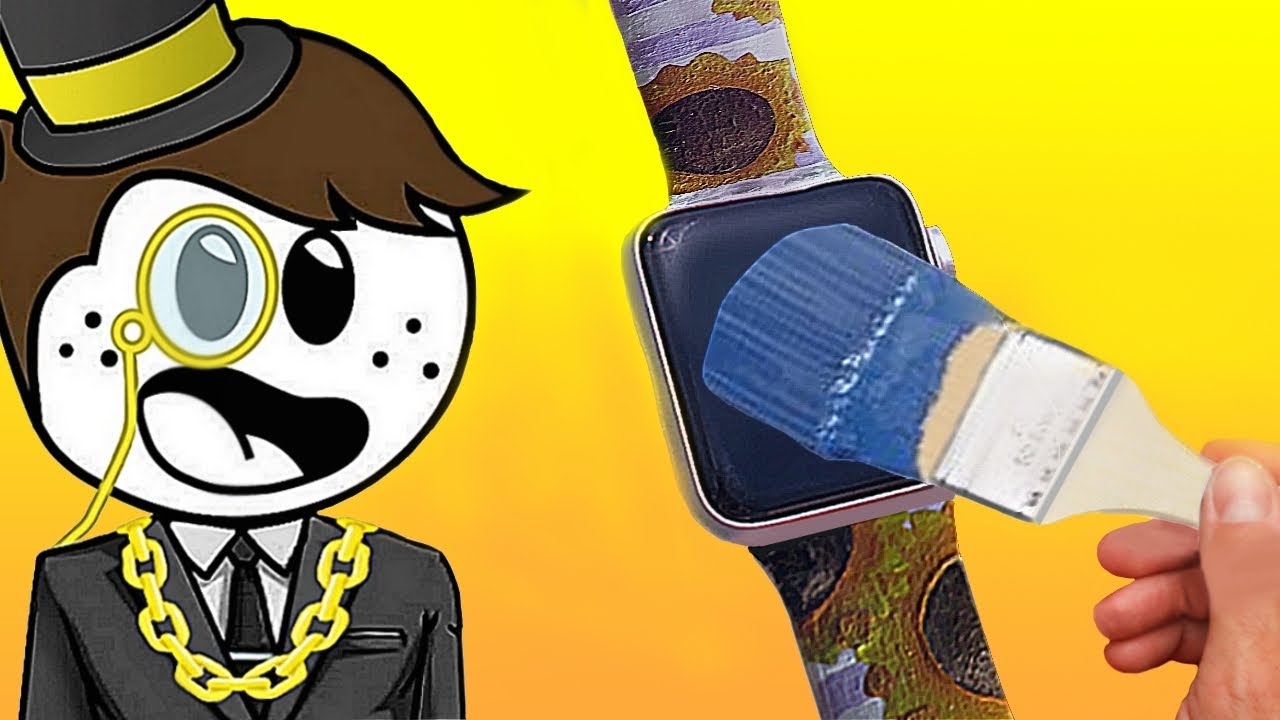 Painting a Custom Apple Watch Band!