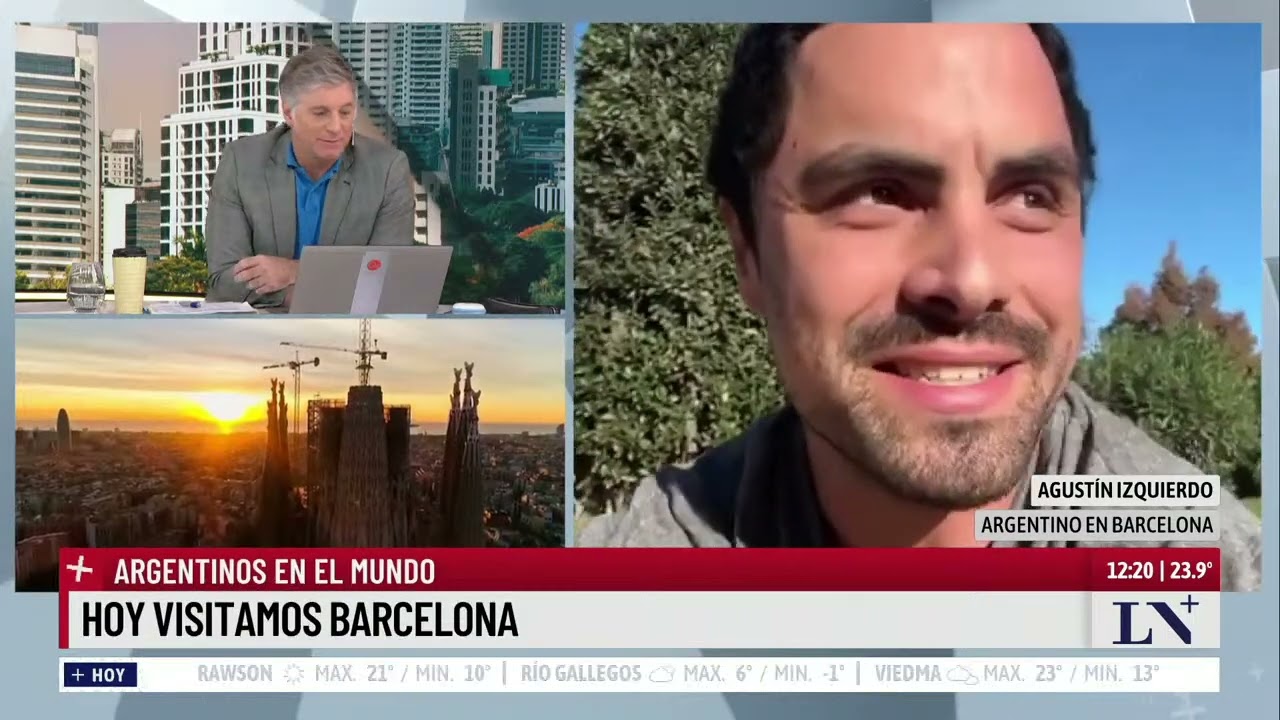 Argentinos en el mundo: Agustín Izquierdo nos cuenta cómo es vivir en Barcelona
