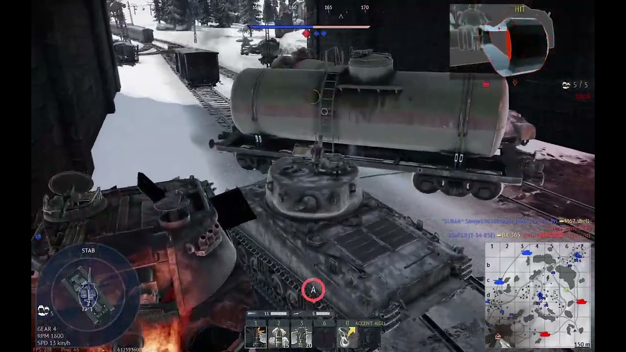 playing the jumbo 75mm