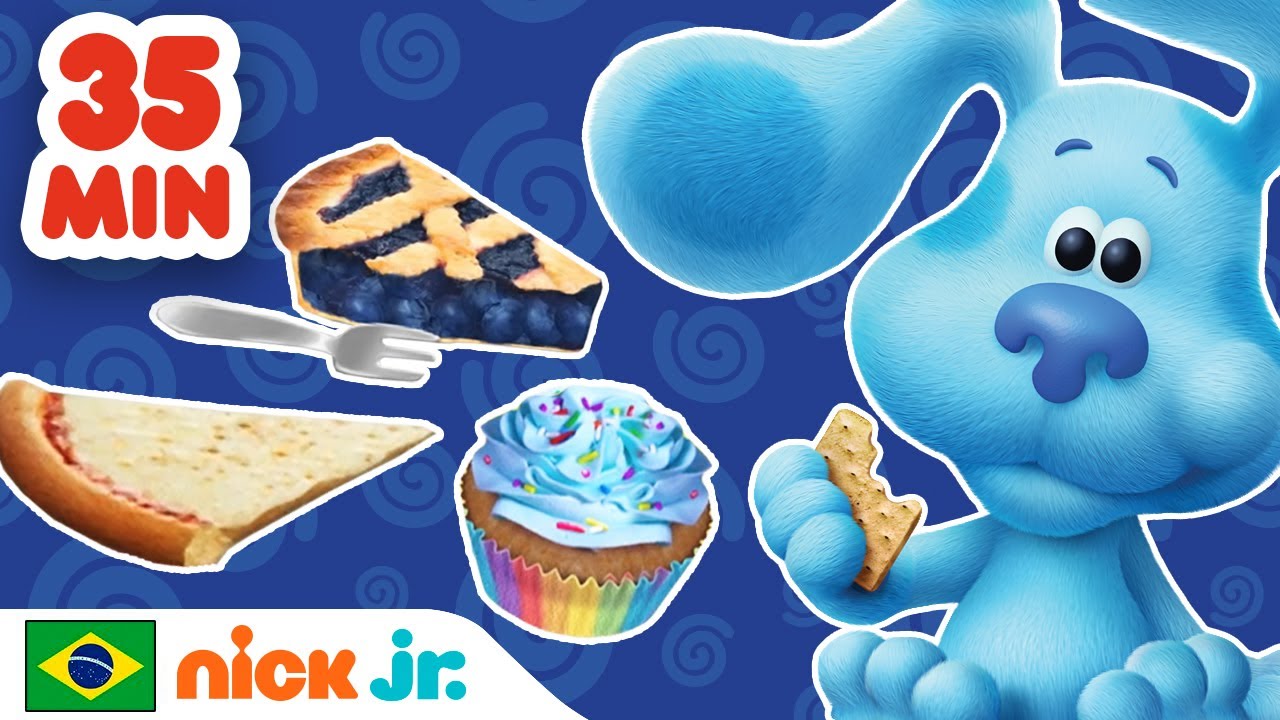 Pistas de Blue e Você | 35 MINUTOS das comidas favoritas da Blue! | Nick Jr. em Português