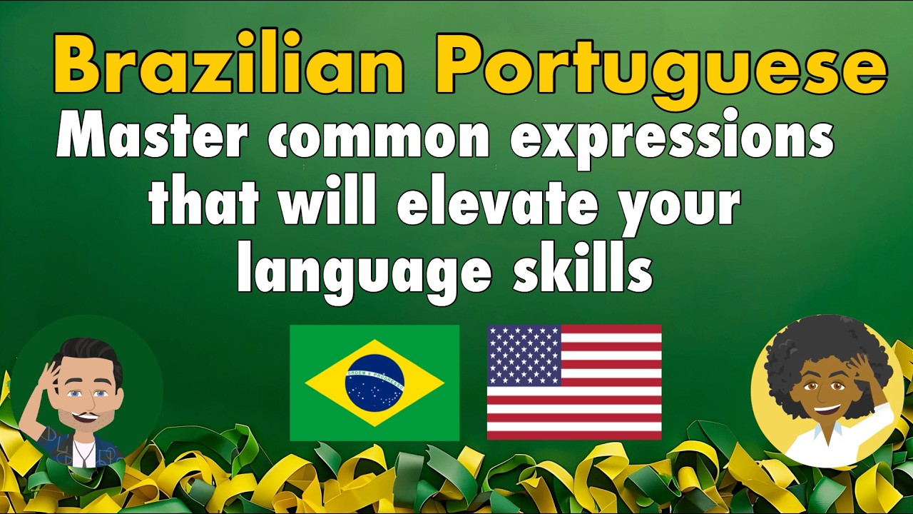 Master 1000 Common Expressions in Brazilian Portuguese – Video for beginners