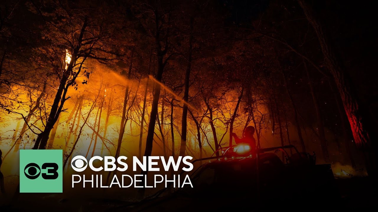 Firefighters battle 3 major wildfires in New Jersey, and more top stories