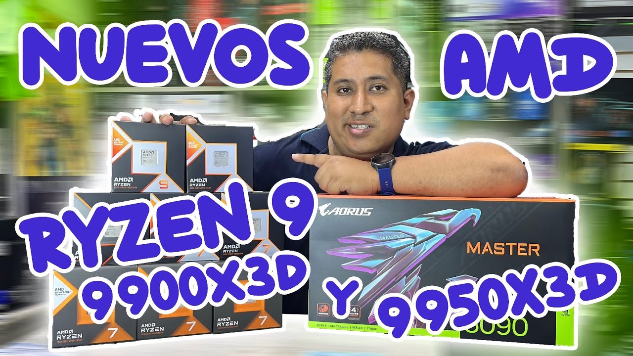 Nuevos RYZEN 9 9900X3D y RYZEN 9 9950X3D
