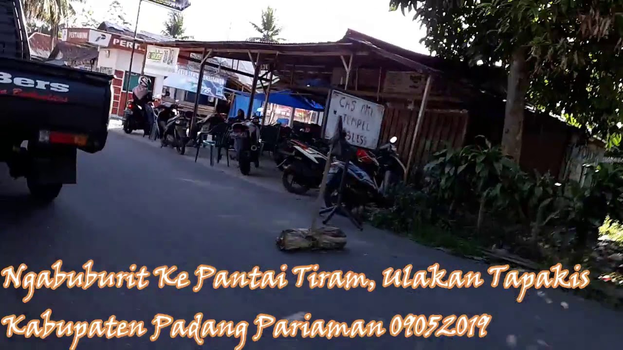 Ngabuburit Ke Pantai Tiram Ulakan Tapakis, Kabupaten Padang Pariaman #MyVlog