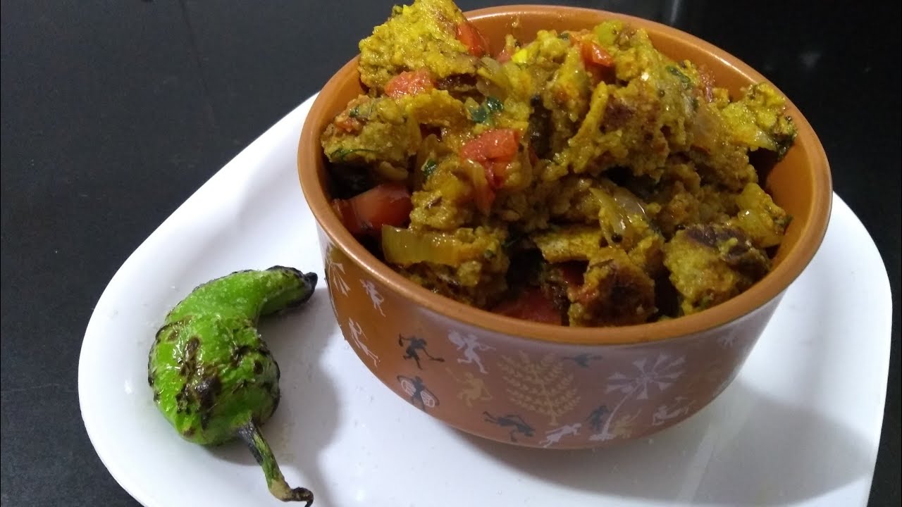 काठियावाड़ी वघारेलो रोटलो। Kathiyawadi Vagharelo Rotlo