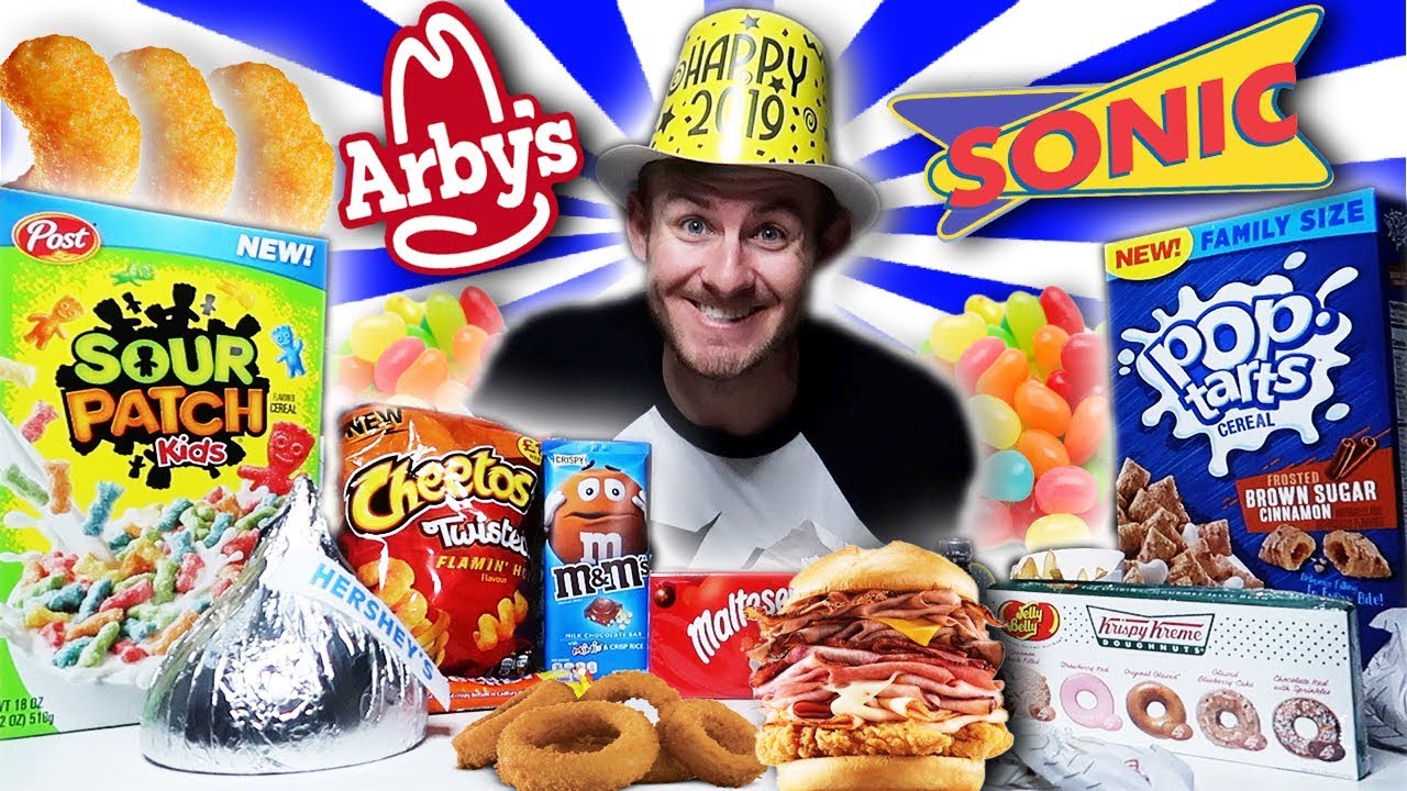 THE NEW YEARS CARB COLLECTION CHALLENGE! (10,000+ CALORIES)