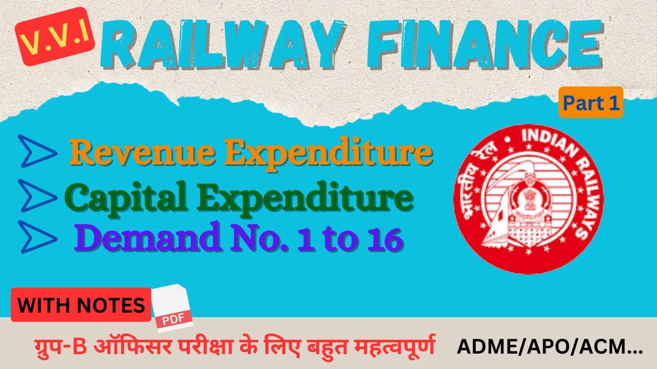 Railway Finance (Part-1)