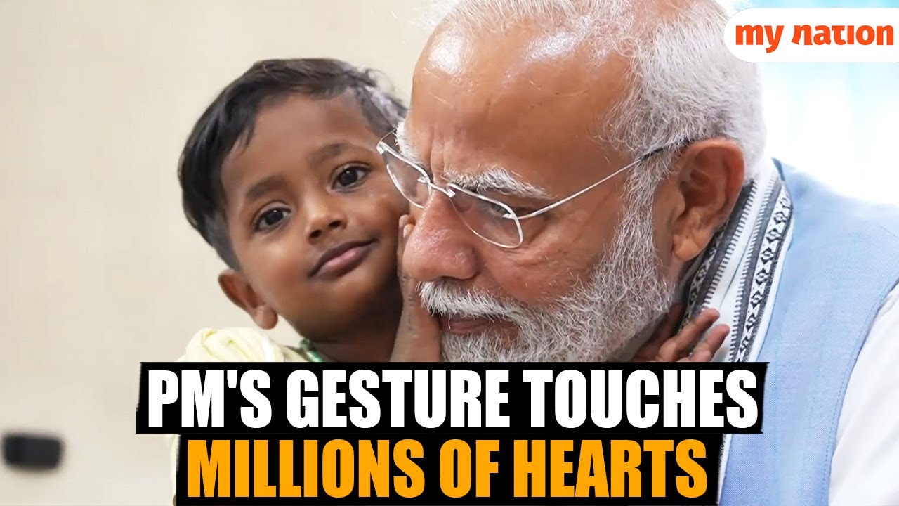 PM Modi Embraces Child at Wayanad Hospital During Visit After Landslides, Gesture Gets Viral