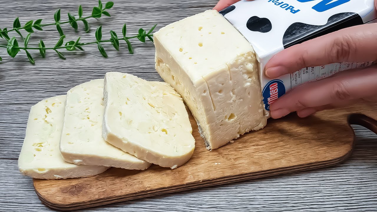 نیم کیلو پنیر از 1 لیتر شیر! من دیگه پنیر نمیخرم! ساده، خوشمزه و ارزان