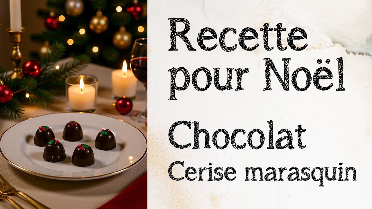 Recette de confiserie – Chocolats à la cerise au marasquin pour le temps des Fêtes