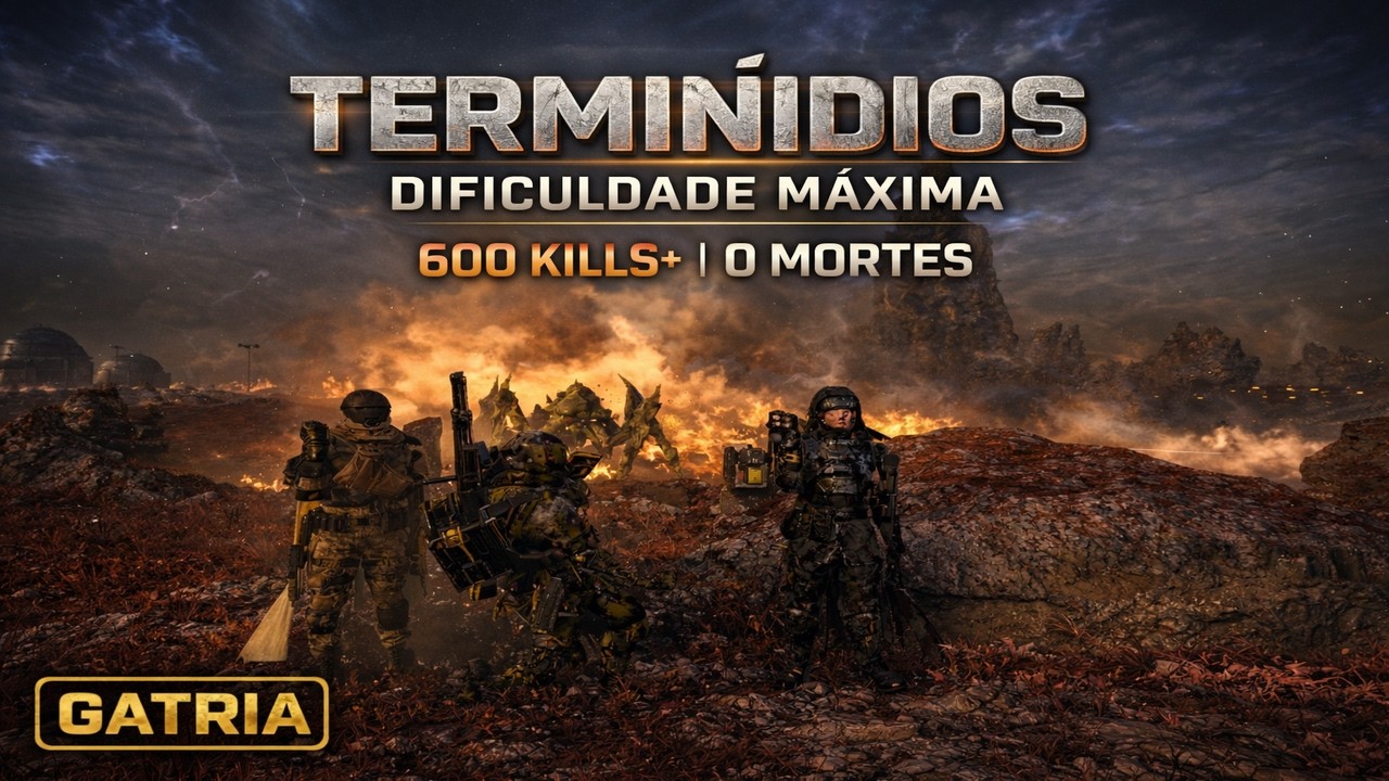 GATRIA LIBERADA na DIFICULDADE MÁXIMA | 0 MORTES • 600 ELIMINAÇÕES (+1 PLANETA NO SALDO)