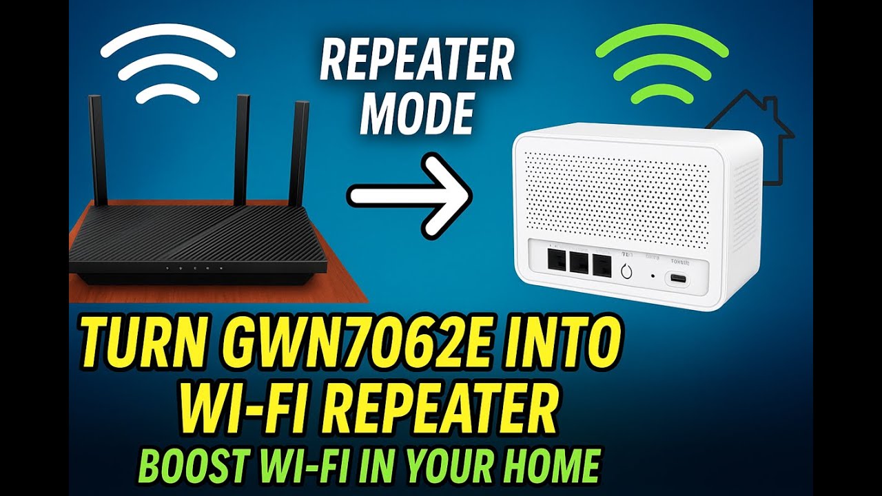 Use Grandstream GWN7062E as Wi-Fi Repeater | Turn Grandstream GWN7062E into a Wi-Fi Range Extender!