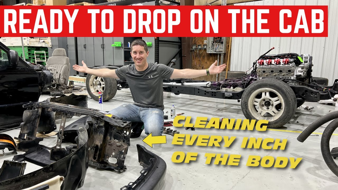 LS Swapping An S10 Day 7: We're FINALLY Ready To Install The CAB