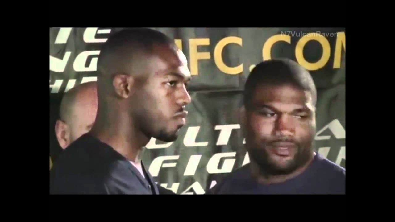 Jon Jones vs Quinton Rampage Jackson Stare Down