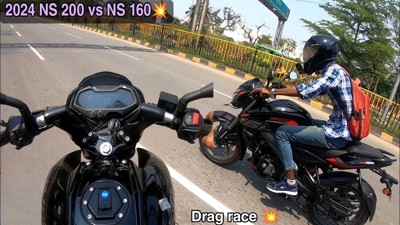 2024 bajaj pulsar ns 200🔥vs pulsar ns 160💥 ride review & comparison ✅|| better than r15 v4🤔??