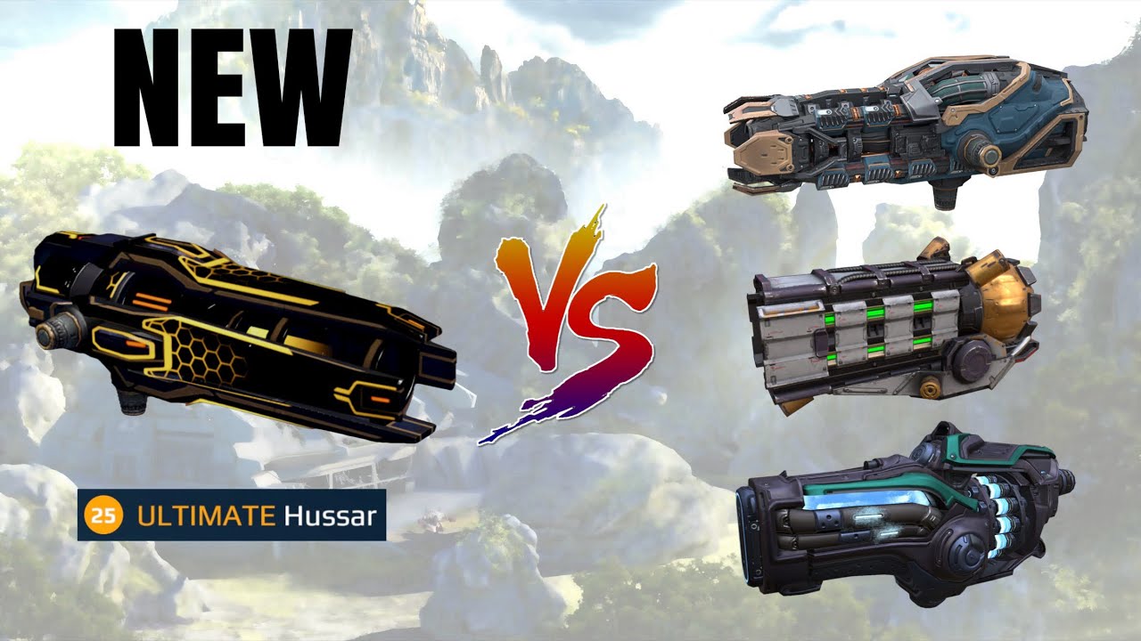 [WR] Ultimate Hussar VS Porthos Hazard Chione - сравнение | War Robots Test Server