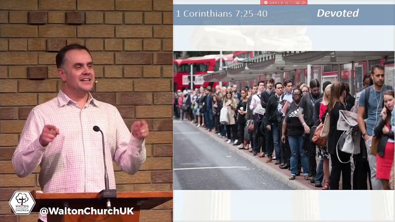25th January 2026 am   sermon - 1 Corinthians 7:25 - 40