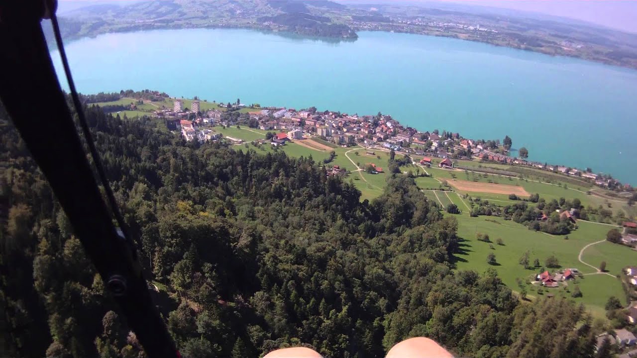Zugerberg 31.8.15, erster Gleitschirmflug nach mehr als einem Jahr Pause... :-))