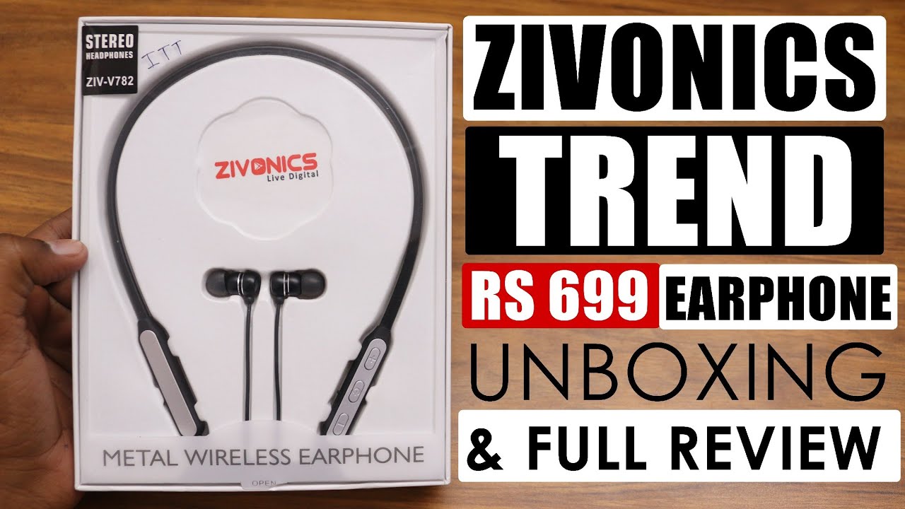 Zivonics Trend Budget Bluetooth Earphone Unboxing & Full Review.Best Bluetooth Earphone Under Rs 500