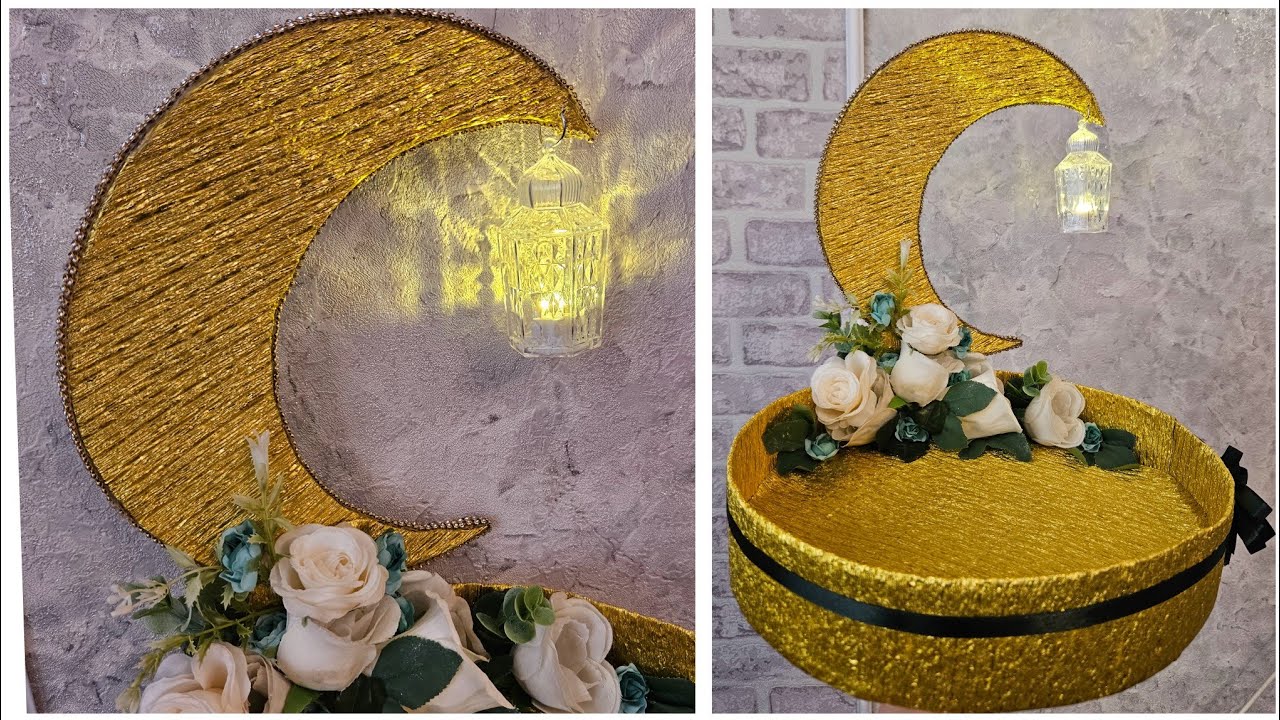 Ramazan səbətinin hazırlanması | Kartondan Ramazan xonçası hazırlanması #ramazan #ramadan
