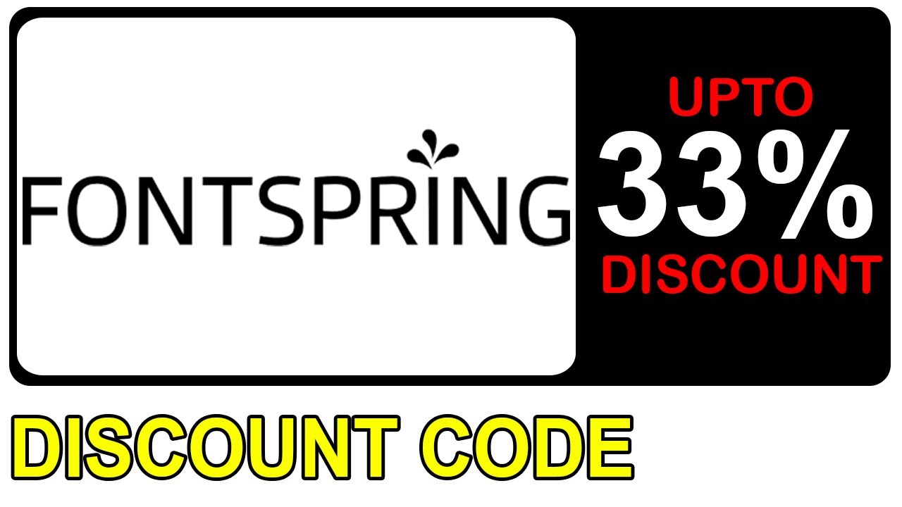 FontSpring Discount Code For 2025