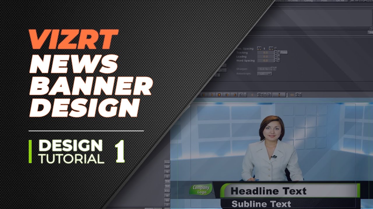 Vizrt Broadcast Design Tutorial 1-6, Banner Design