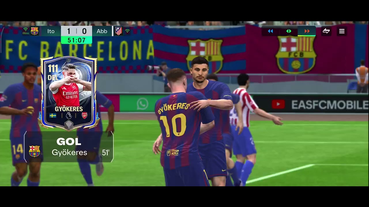 Jugando contra el Atleti de ñadrid