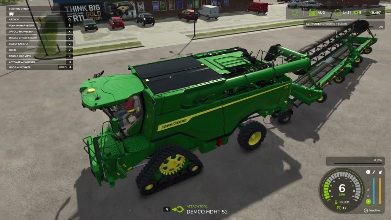 Starting Off With No Money - Riverbend Springs FS25 - Harvesting
