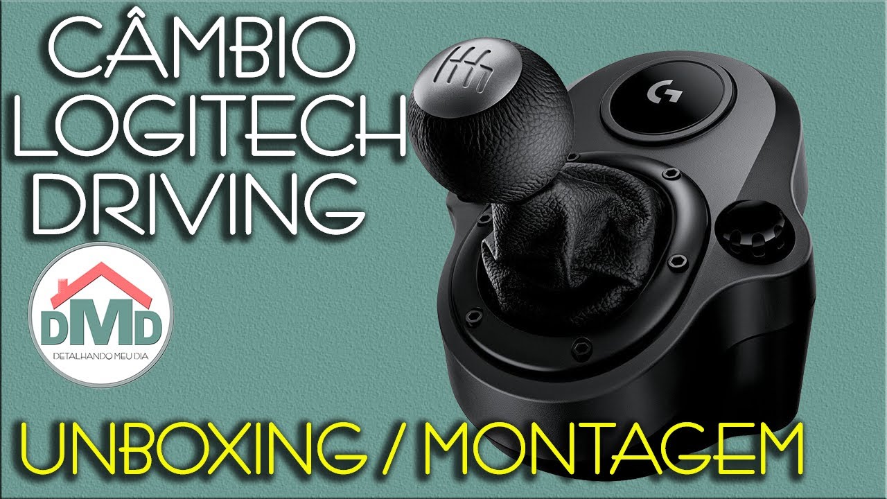 Câmbio Logitech G Driving Force Shifter Para G29 / G920 - Unboxing / Instalação e Jogo