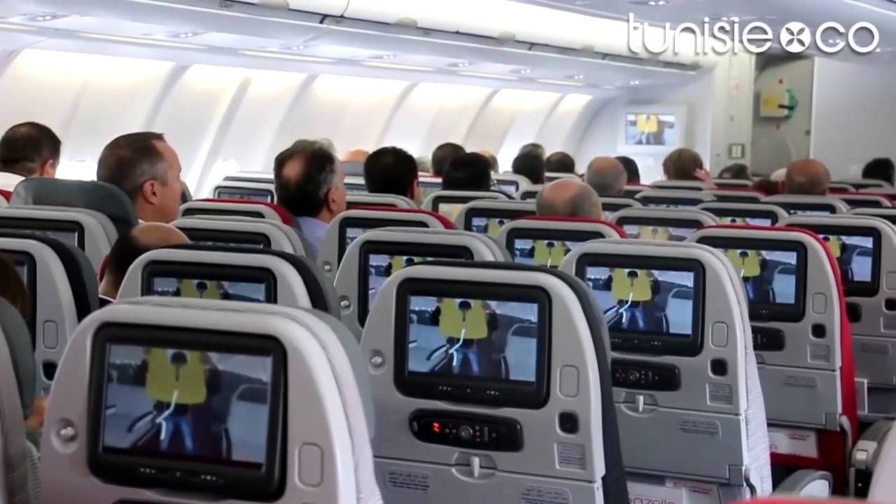 Découvrez l’intérieur et les options du nouveau A330 de Tunisair