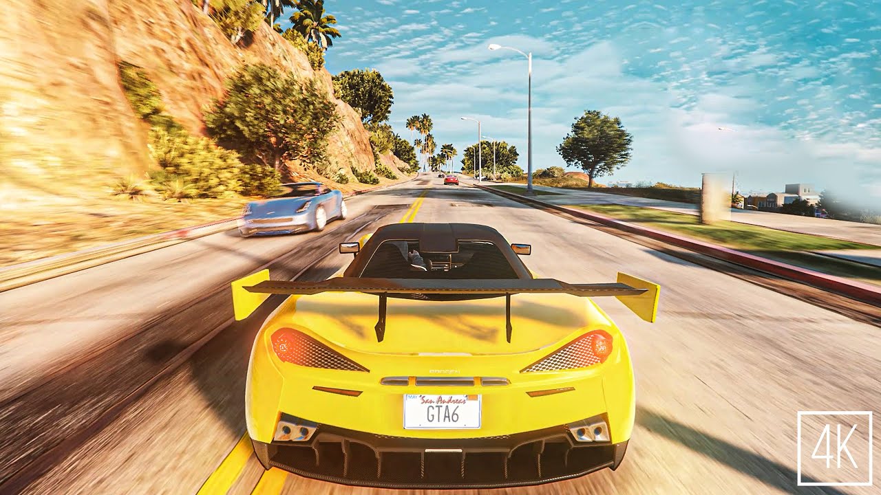 GTA V Remake: RTX 3090 4K PC Gameplay - Remastered Graphics and World - GTA 5 Expanded & Enhanced