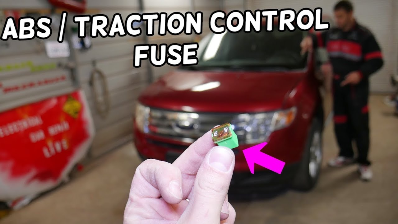 FORD EDGE ABS PUMP TRACTION CONTROL FUSE LOCATION REPLACEMENT