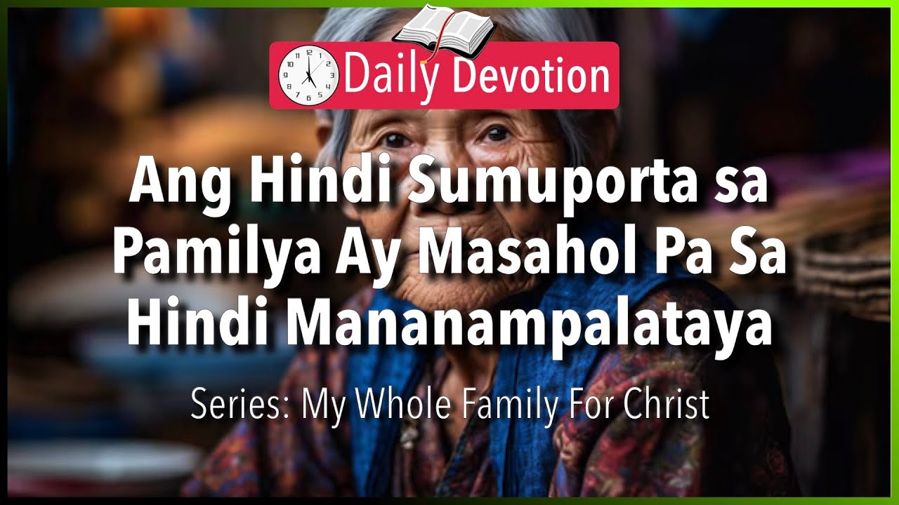 July 18: 1 Timothy 5:8 - Worse Than An Unbeliever - 365 Daily Devotions