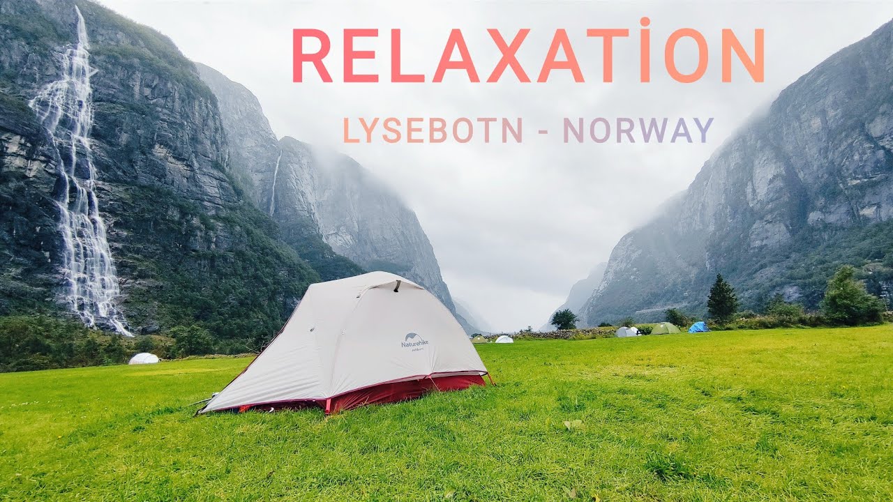 A relaxing walk in Lysebotn (Kjerag), in Norway [4K]