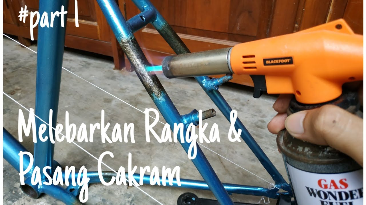 Restorasi Federal Commuter Bike | Melebarkan Rangka dan Pasang Disk Brake