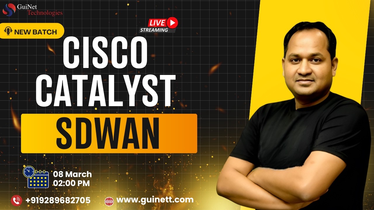 Learn Cisco Catalyst SD-WAN from Scratch | New Live Batch