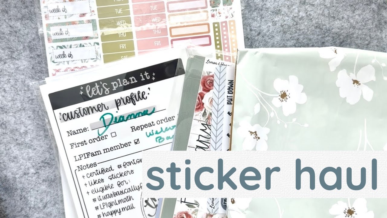 My Recent Sticker Haul | Planner Stickers I’m Excited to Use