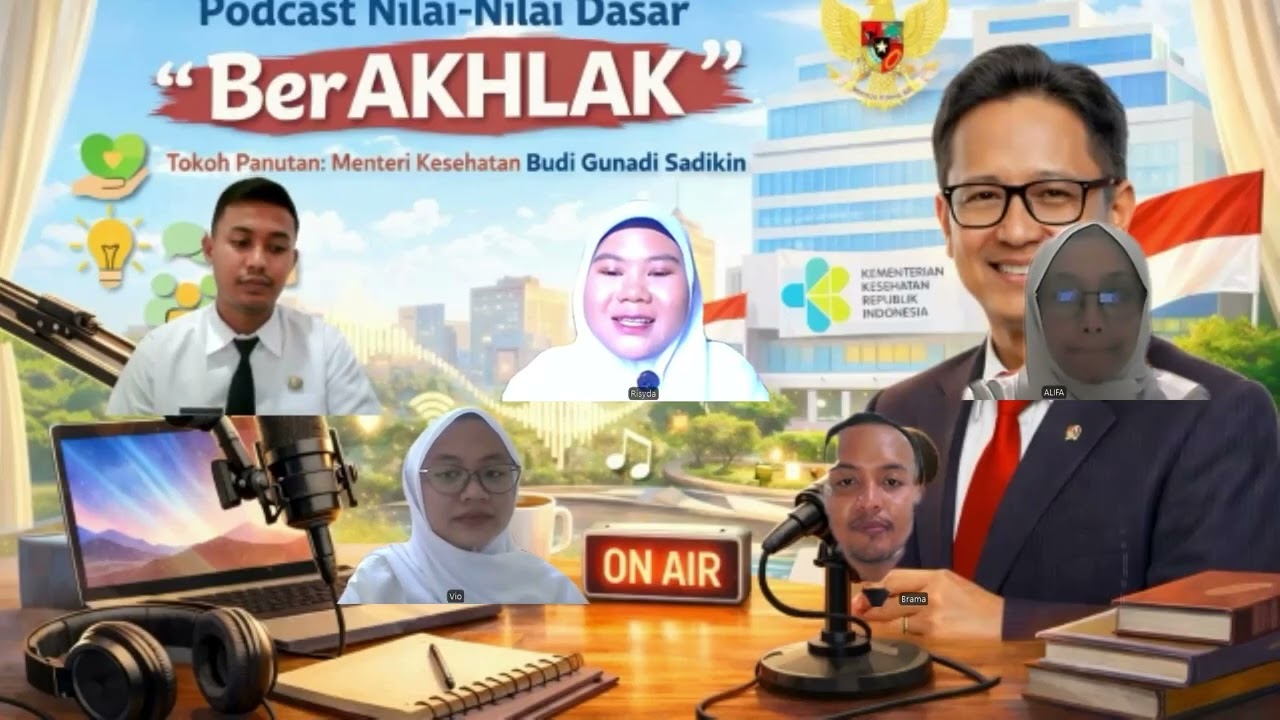 Tugas Video Podcast Rolemodel “Latsar CPNS Kemenkes BAPELKES Cikarang”
