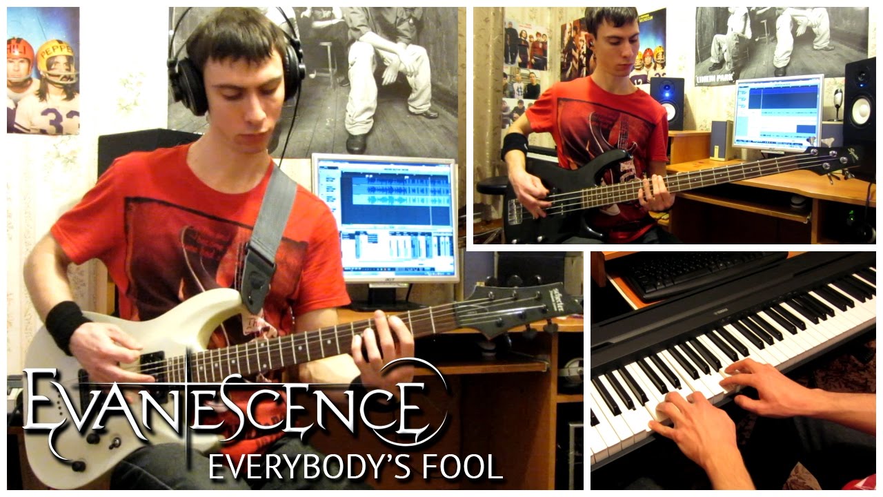 Evanescence - Everybody's Fool (Guitar, Bass and Piano Cover by ILya Heifetz)