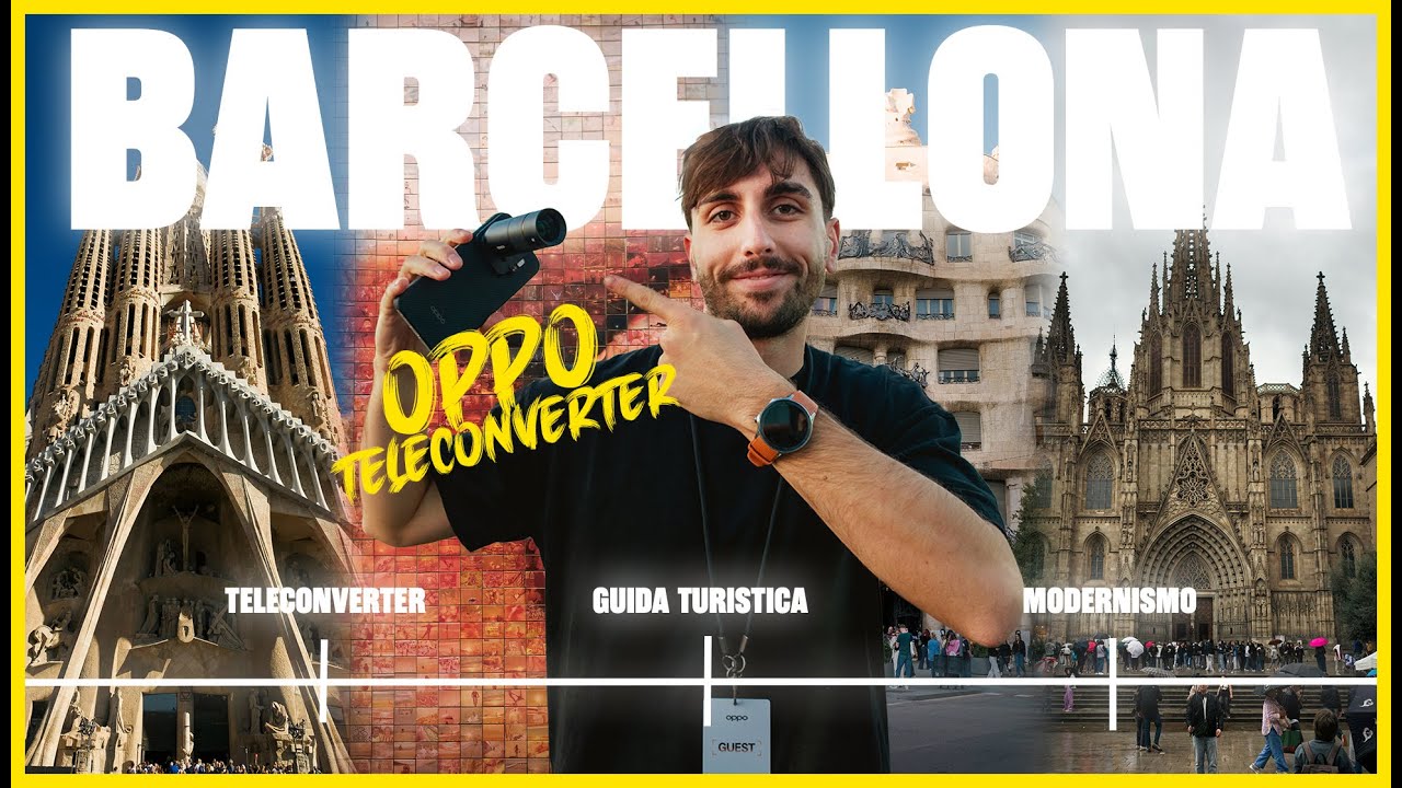 BARCELLONA - I PRINCIPALI MONUMENTI  e la loro STORIA - Girato con OPPO Find X9 Pro