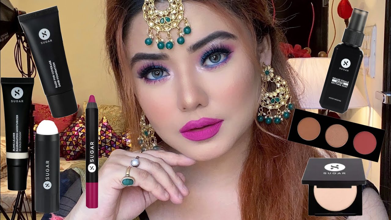 SUGAR मेकअप से ऐसा पार्टी लुक | Glam Wedding Look | Beginner Makeup